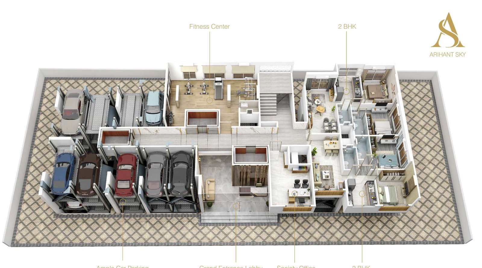 Arihant-Sky-Typical-Floor-Plan-1st-Floor